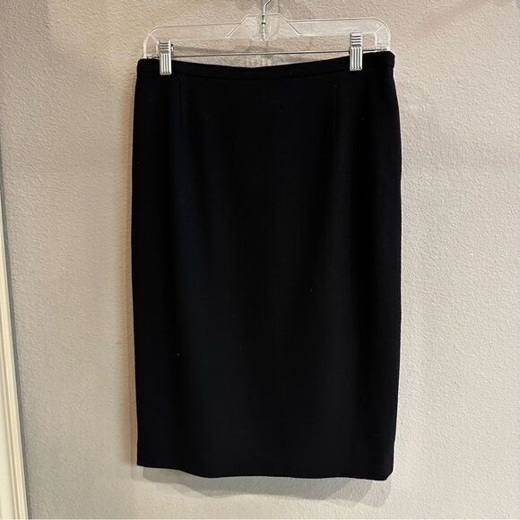Rena Lange Dresses & Skirts - Rena Lange | size 12 vintage black pencil skirt size medium vtg blck midi skirt